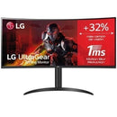 LG UltraGear 34WP65CP-B de 34' | WQHD | 1ms | 160Hz | VA | Multimídia | Preto
