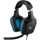 Logitech G432 com microfone| USB 2.0| conector 3.5| preto