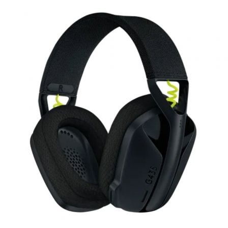 Logitech G435 com microfone | | Preto e amarelo