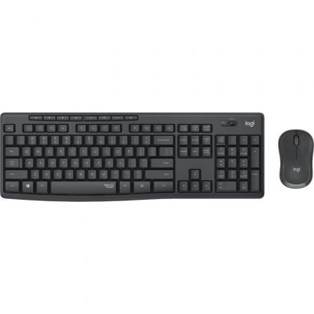Teclado e Logitech Silent Touch MK295| Grafite