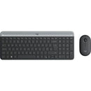 Combo de teclado e Logitech Slim MK470