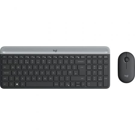 Combo de teclado e Logitech Slim MK470