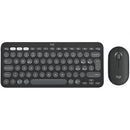 Combinação de teclado e Logitech Pebble 2