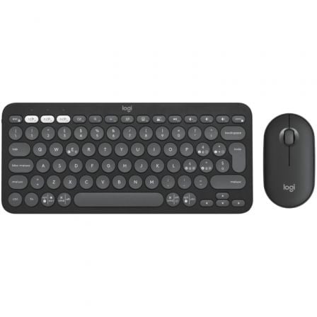 Combinação de teclado e Logitech Pebble 2