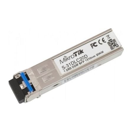 Módulo SFP transceptor de fibra óptica Mikrotik S-31DLC20D