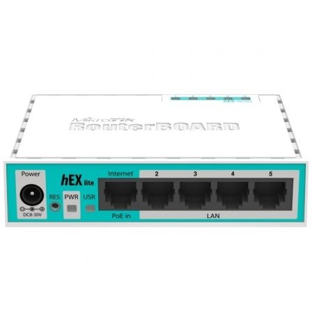 Router Mikrotik Hex Lite RB750R2 5 Portas | RJ45 10   |  100 | PoE