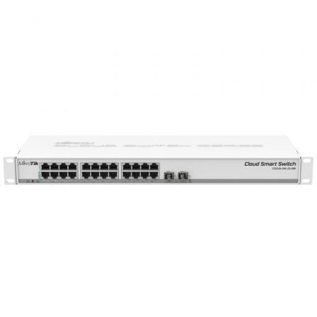 Mikrotik CSS326-24G-2S+RM 26 Portas | RJ45 10   |  100   |  1000 | SFP | PoE IN