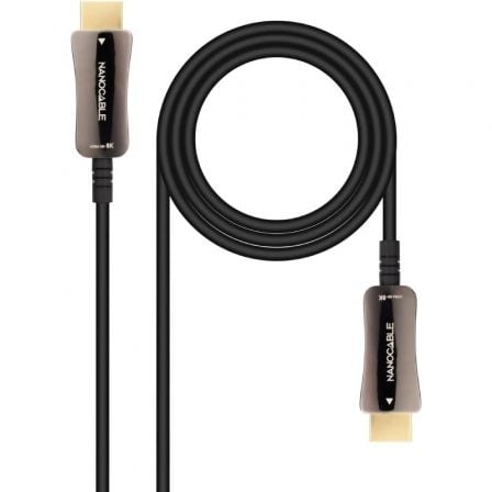 Cabo HDMI 2.1 AOC 8K Nanocable 10.15.2110 | HDMI Macho - HDMI Macho | 10m | Preto