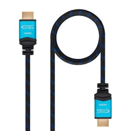 Cabo Nanocable 10.15.3710 4K HDMI 2.0 | HDMI Macho - HDMI Macho | 10m | Preto | Azul