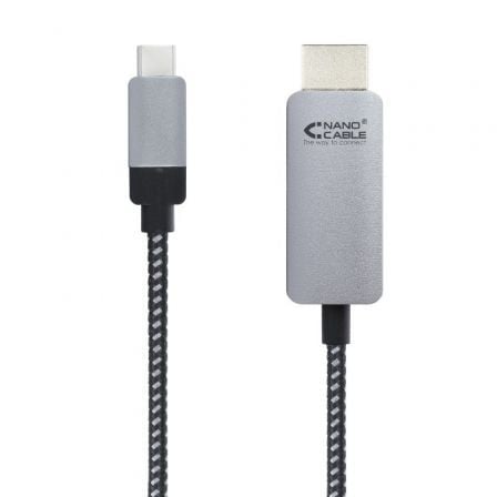 Cabo conversor USB tipo C macho para HDMI macho Nanocable 10.15.5103, 3 m, preto