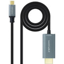 Cabo conversor USB tipo C macho para HDMI macho Nanocable 10.15.5162 1,8 m preto