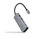 Cabo de acoplamento tipo C Nanocable 10.16.1006 | 2xUSB | 1xHDMI 4K | 2xUSB tipo C | 1xUSB tipo C PD