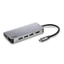 Docking USB Tipo-C NGS WonderDock8 | 3xUSB | 1xUSB Tipo-C DP | 1xHDMI | 1xRJ45 | 1xLeitor de Cartão SD