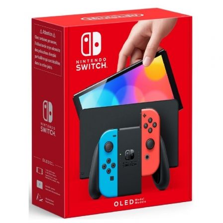 Nintendo Switch OLED versão azul neon| vermelho neon| inclui base| 2 Controlos Joy-Con