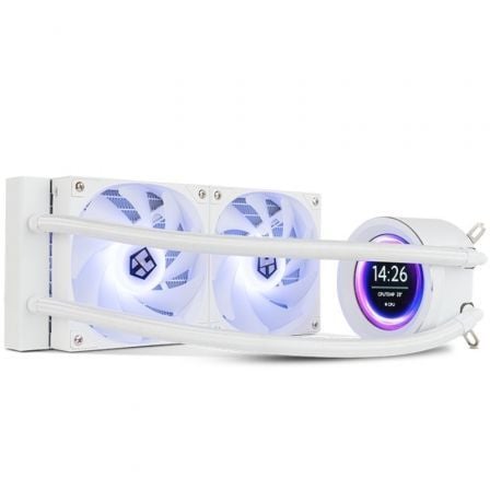 Sistema de refrigeração líquido Nox X-240 LCD   |  Branco