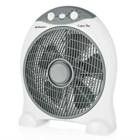 Ventilador de chão Orbegozo Box Fan BF 1030 | 45W | 5 pás 30cm | 3 velocidades