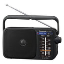 Rádio portátil preto Panasonic RF-2400DEG-K