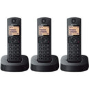 Panasonic KX-TGC313SP | Pacote TRIO | Preto