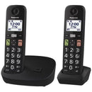 Panasonic KX-TGU112EXB | Pacote duplo | Preto