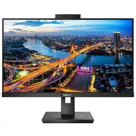 Philips 242B1H de 23,8' | Full HD | Webcam | Multimídia | Altura ajustável | Preto