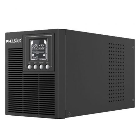 UPS Online Phasak 1000 VA Online LCD | 1000VA-900W | 3 Saídas | Formato Torre