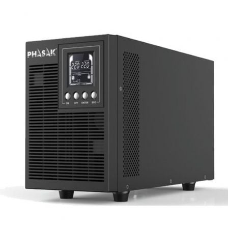 UPS Online Phasak 2000 VA Online LCD | 2000VA-1800W | 4 Saídas | Formato Torre