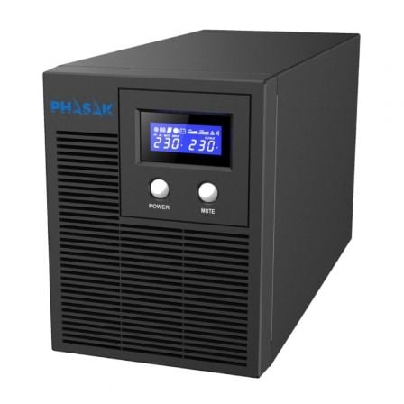 UPS de linha interativa Phasak Protekt 2160 VA | 2160VA-1400W | 4 saídas | Formato torre
