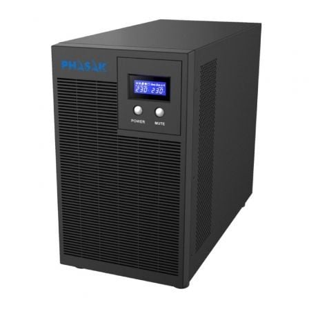 UPS de linha interativa Phasak Protekt 3160 VA | 3160VA-2100W | 6 saídas | Formato torre