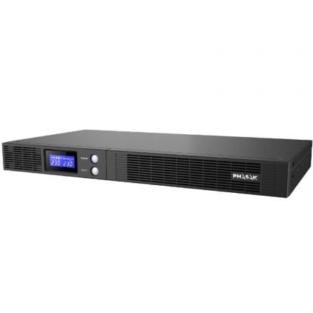 UPS de linha interativa Phasak Protekt Slim Rack | 750VA-450W | 4 saídas | Formato rack