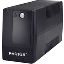 UPS de linha interativa básica Phasak 800 VA | 800 VA-480 W | 2 saídas | Formato torre