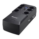 UPS interativo de linha Phasak Kryptos 800 VA | 480 W | 6 saídas | formato de bloco