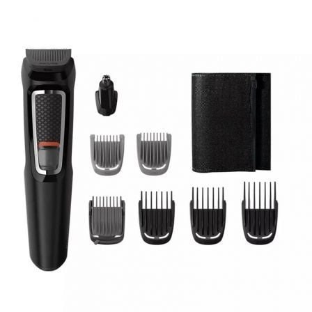 Máquina de cortar cabelo Philips Multigroom Series 3000 8 em 1 MG-3730| 15 | com bateria | 11 acessórios