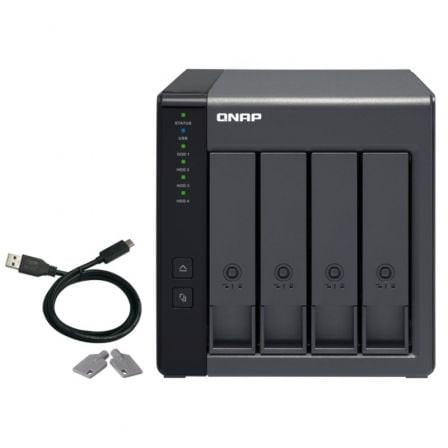 QNAP TR-004 DAS | 4 baias 3,5''- 2,5'' | formato torre