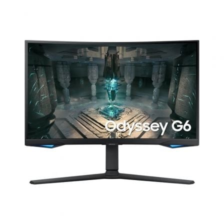 Samsung Odyssey G6 S27BG650EU de 27'' | QHD | 1ms | 240Hz | VA | Multimídia | Altura ajustável | Smart TV | Preto