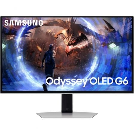 Samsung G6 Odyssey OLED S27DG602SU 27' | QHD | 0,03 ms | 360 Hz | Altura ajustável | Prata