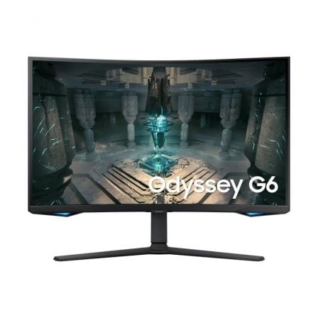 Samsung Odyssey G6 S32BG650EU | 32' | QHD | 1ms | 240Hz | VA | Multimídia | Altura ajustável | Smart TV | Preto