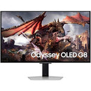 Smart Gaming Samsung Odyssey OLED G8 S32DG800SU 32' | 4K | 0,03 ms | 240 Hz | Multimídia | Altura Ajustável | Prata