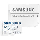 Samsung EVO Plus 2023 512 GB com adaptador | Classe 10 | 160 MB