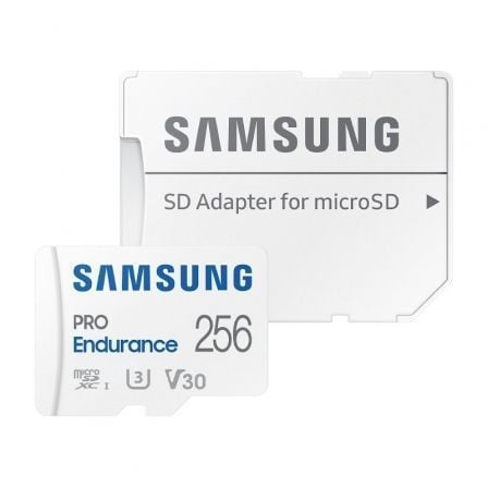 Samsung Pro Endurance 256 GB com adaptador | Classe 10 | 100 MBs