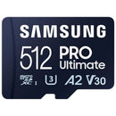Samsung Pro Ultimate 512 GB com adaptador | Classe 10 | 200 MBs