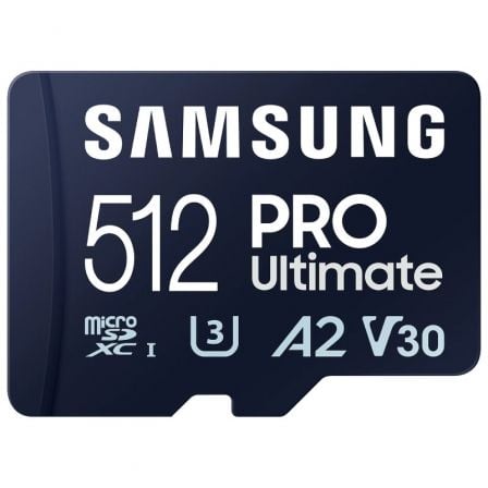 Samsung Pro Ultimate 512 GB com adaptador | Classe 10 | 200 MBs