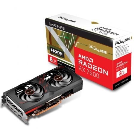 Sapphire PULSE Radeon RX 7600 Gaming OC | 8 GB GDDR6