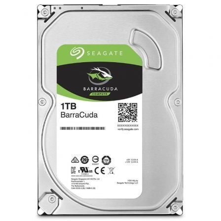 Seagate BarraCuda 1 TB | 3,5' | SATA III | de 256 MB