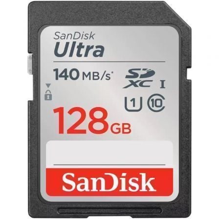SanDisk Ultra SD HC UHS-I de 128 GB - SDXC | Classe 10 | 140 MB