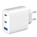 Carregador de parede SPC Ultra Rápido 4342B | 2xUSB Tipo C | 1xUSB | 65W | Branco