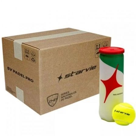 Caixa de bolas Starvie Padel Master | 24 Packs de 3 unidades