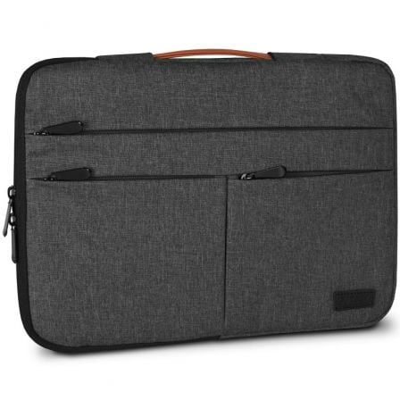 Capa Subblim Air Padded 360 para laptops até 15,6'  | Cinza escuro