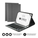 Capa com teclado Bluetooth Subblim Keytab Pro para tablets de 10,1-10,8''  | Cinza