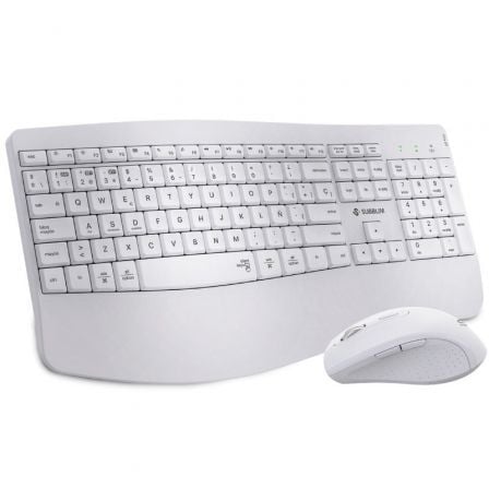 Combo de teclado e Subblim Dual Office Prowave | Branco