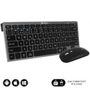 Subblim OCO020 Combo de teclado e multidispositivo compacto| cinza